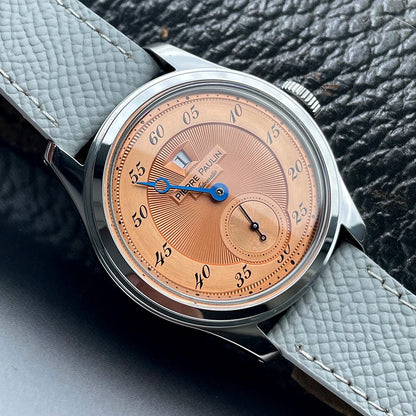 Vexaroa Jumping Hour Automatic Watch, 38mm Vintage Men's Date Dial