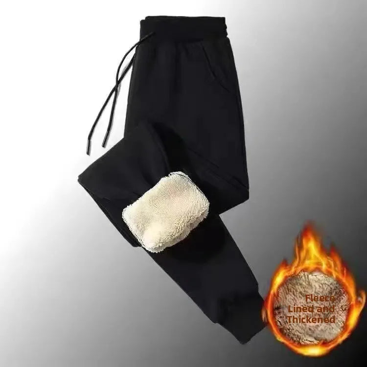Vexaroa Men's Fleece Lamb Velvet Tracksuit Hooded Jacket & Pants