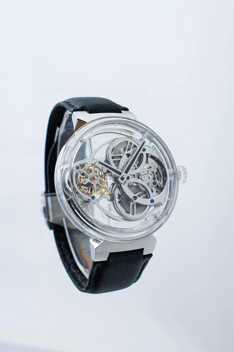 Sapphire Case Flying Tourbillon Watch for Men | Vexaroa