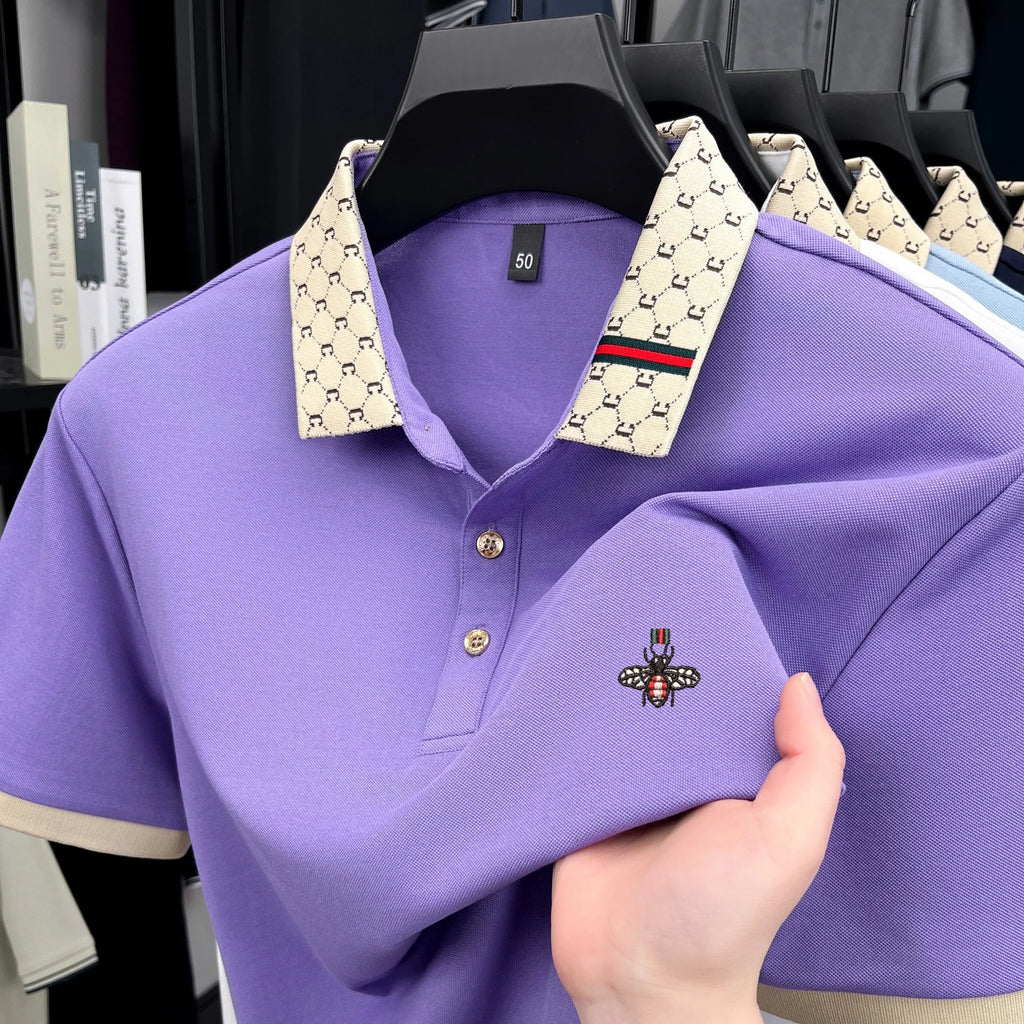 Vexaroa Men's Jacquard Embroidered Polo Shirt product image 16 | Vexaroa