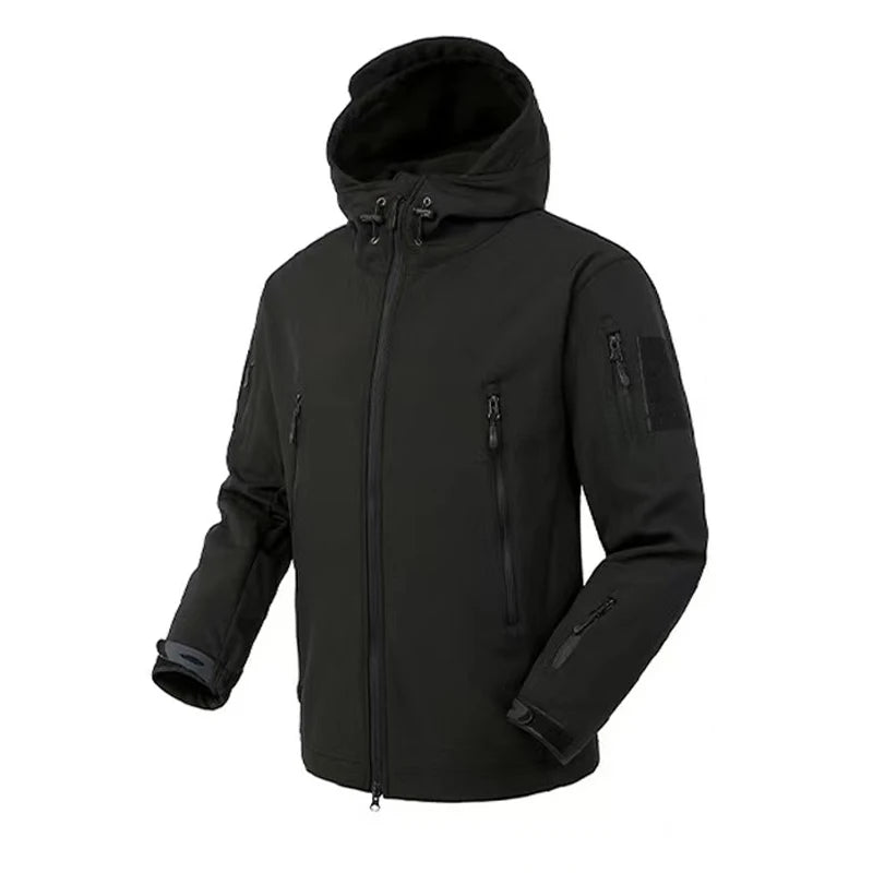 Vexaroa Men's SoftShell Fleece Jacket & Pants Windproof Set