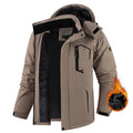 New Men's Winter Thermal Ski Jacket Windproof Waterproof Climbing Coat Fleece Lined Outdoor Parka Winter Jacket for Men Woman