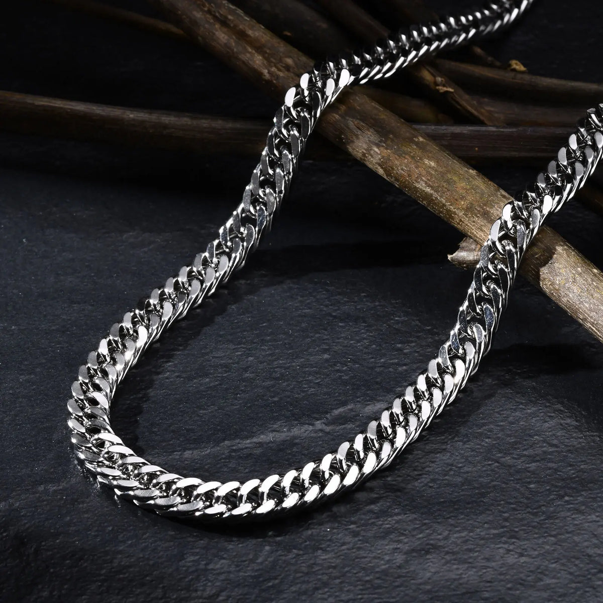 Vexaroa Chunky Stainless Steel Cuban Chain Necklace — Vexaroa product image 2