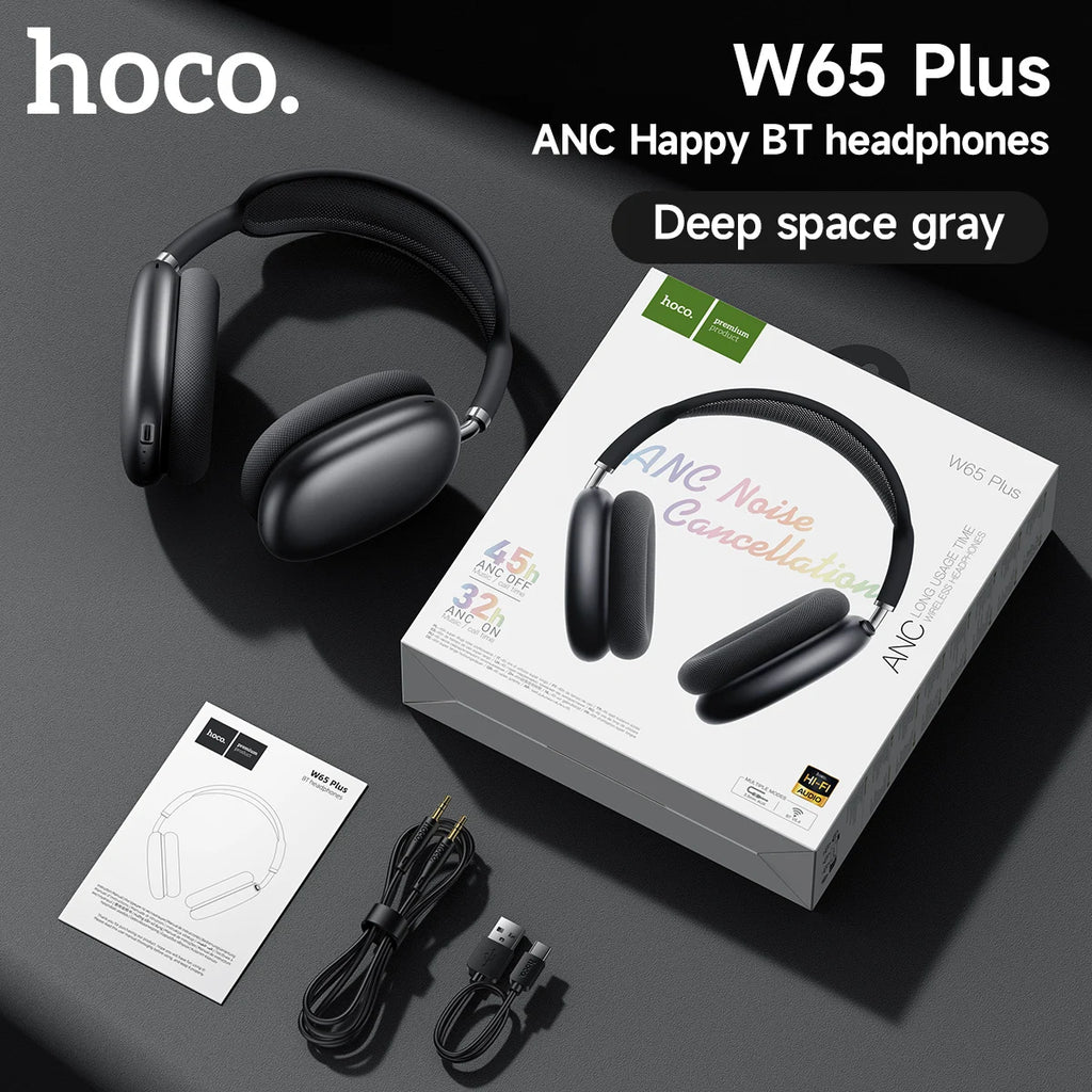 Vexaroa HOCO W65 Plus ANC over-ear Bluetooth headphones