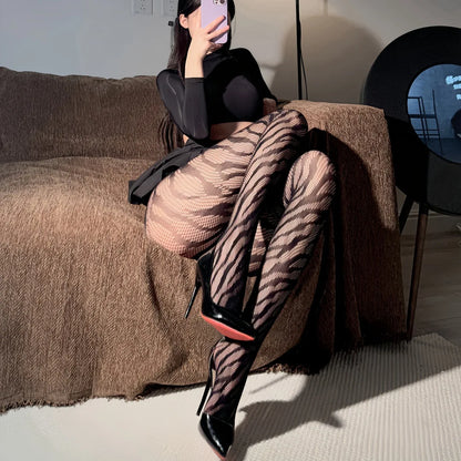 Vexaroa Women's Mesh Fishnet Pantyhose Hollow Out Party Hosiery