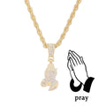 Vexaroa Cross Pendant Tennis Chain Necklace — Vexaroa product image 42