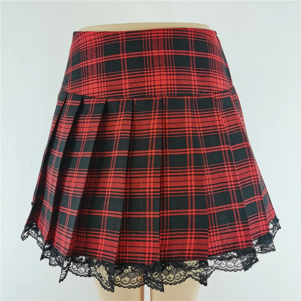 Vexaroa Mini Skirt – Bandage High Waist Streetwear