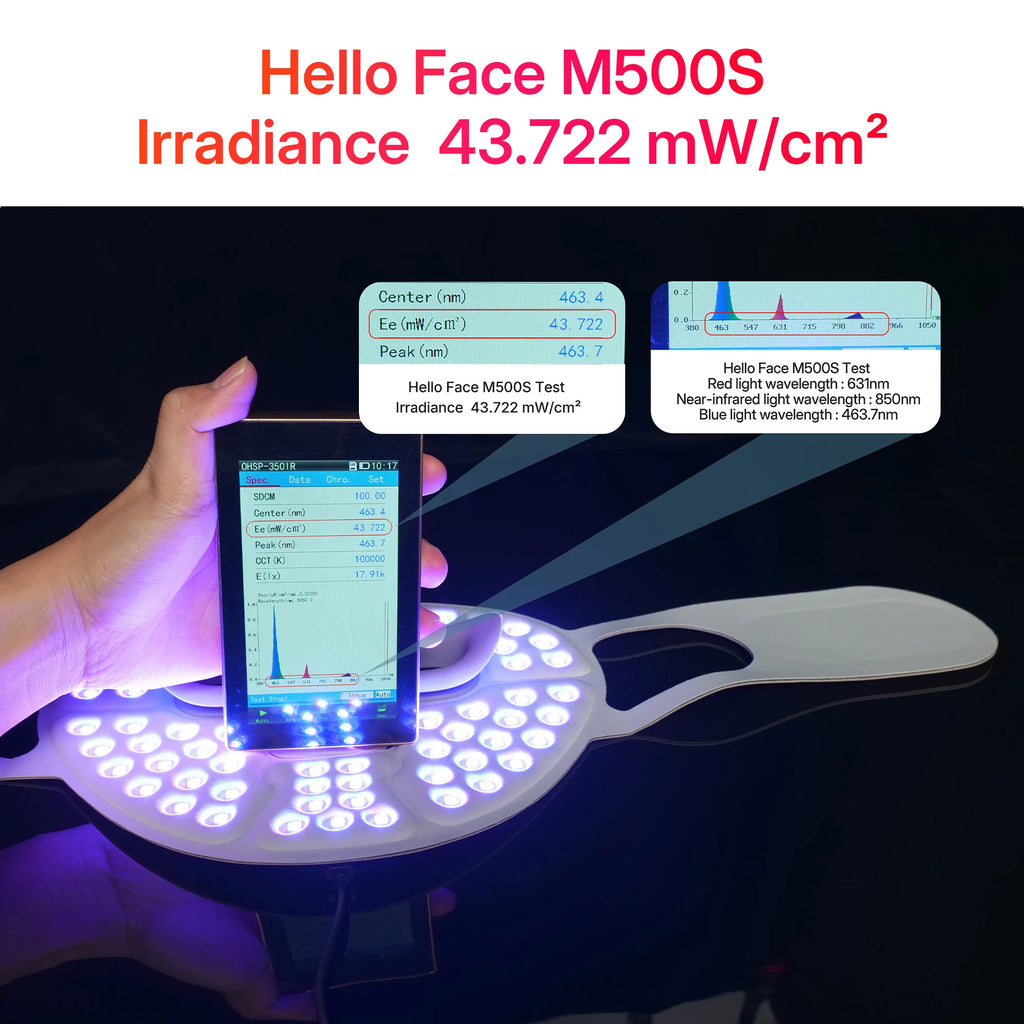 Vexaroa Wireless Red Light & Near-Infrared LED Facial Mask
