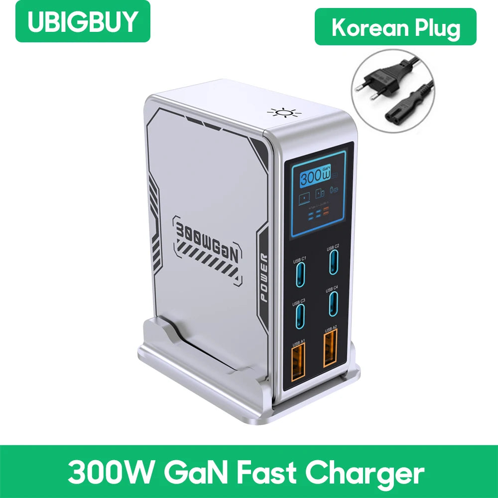 Vexaroa 300W GaN USB-C desktop charging station – product view 8