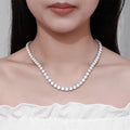 Vexaroa PT950 Platinum Moissanite Tennis Necklace - product image 1