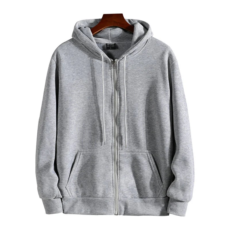 Vexaroa Men's Casual Zip-Up Hooded Sweatshirt — product image 4