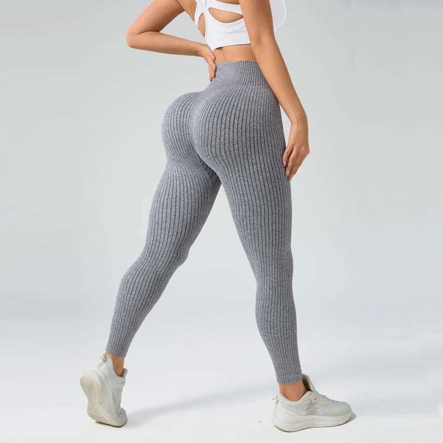 Vexaroa Seamless Tummy Control Yoga Leggings Gym Pants