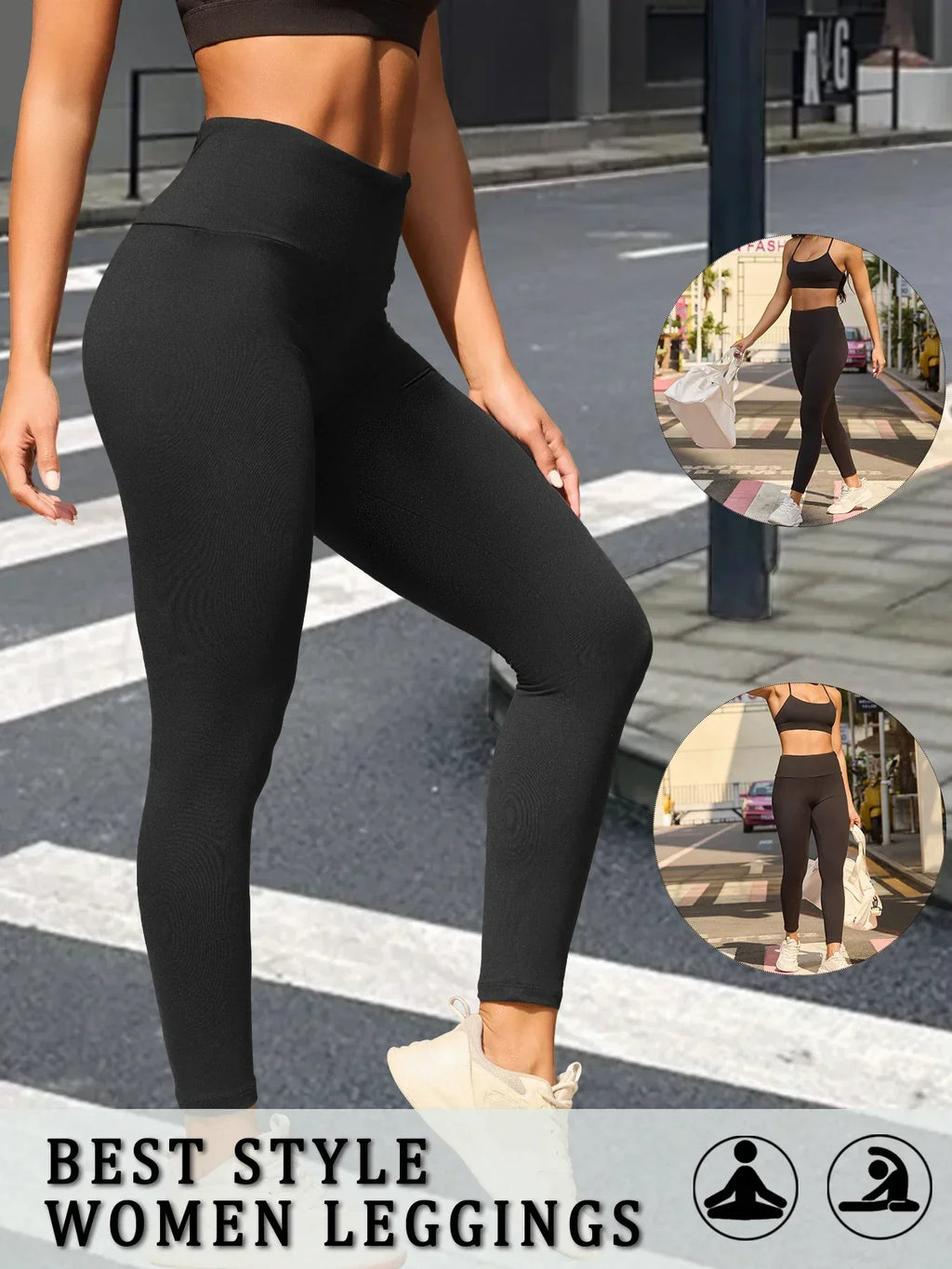 Vexaroa Super Soft High-Waist Tummy Control Leggings