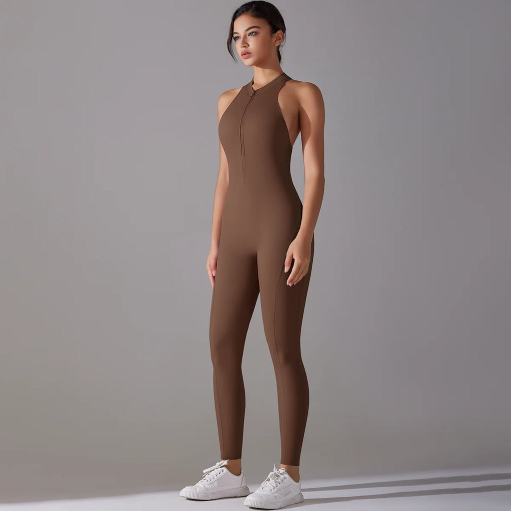 Vexaroa Tummy Control Butt Lift Sports Bodysuit Shapewear
