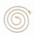 Moissanite Tennis Necklace GRA 925 Silver | Vexaroa