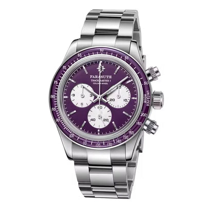 39 mm Chronograph Automatic Watch for Men, Sapphire, 5 ATM | Vexaroa