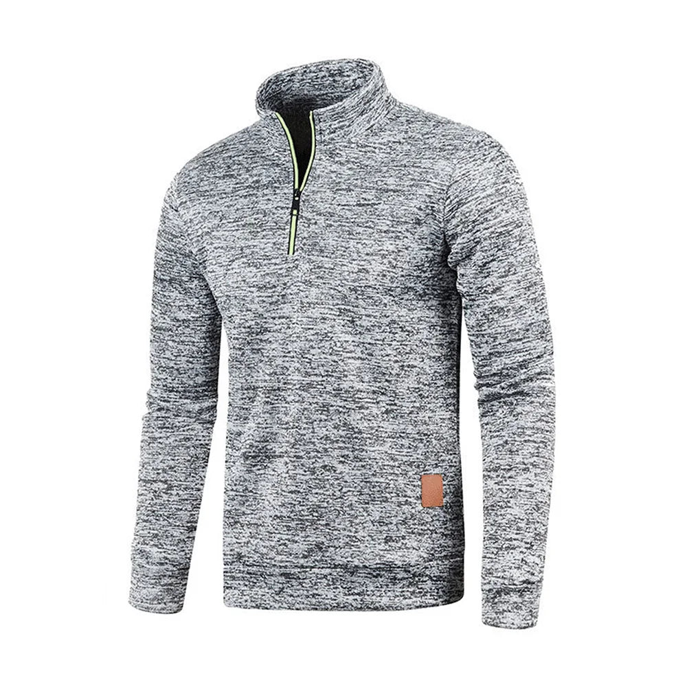Vexaroa Men's Half-Zip Mock-Neck Sweatshirt — product image 6