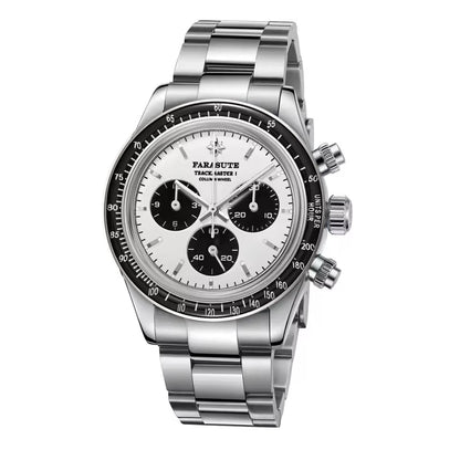 39 mm Chronograph Automatic Watch for Men, Sapphire, 5 ATM | Vexaroa