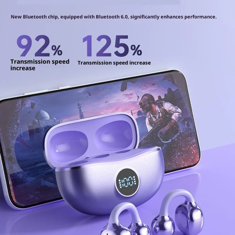 Vexaroa OWS wireless ear-clip sports gaming earbuds