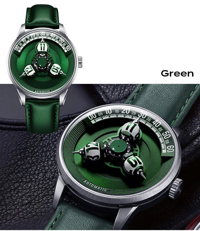 Vexaroa 41mm Men's Luxury Mechanical Watch Miyota 8215