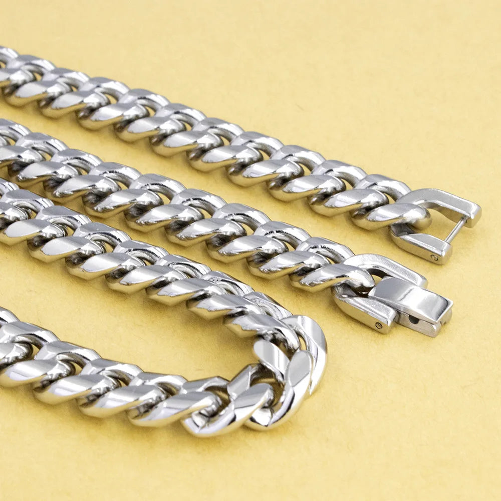Vexaroa Double Cuban Link Chain Necklace — Vexaroa product image 4