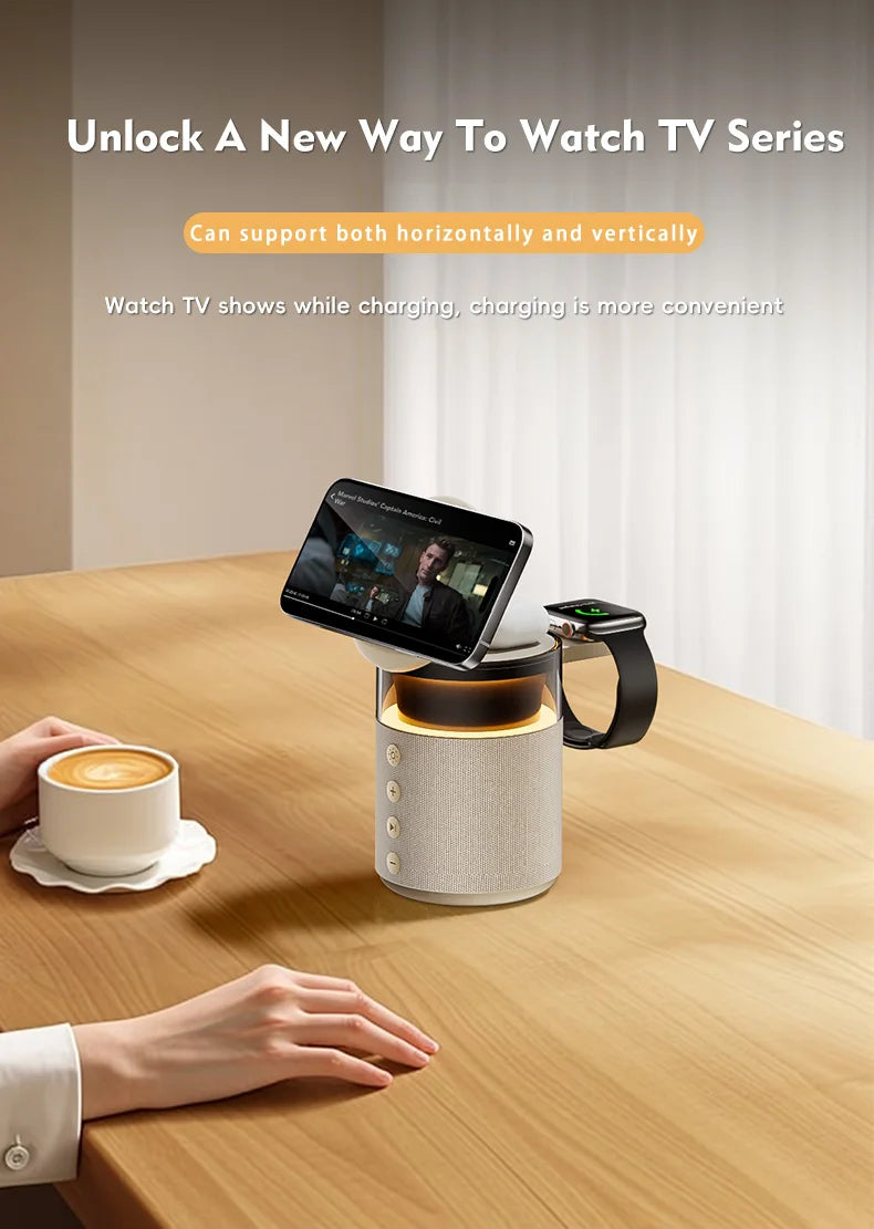 Vexaroa 5-in-1 magnetic wireless charging station — product image 5