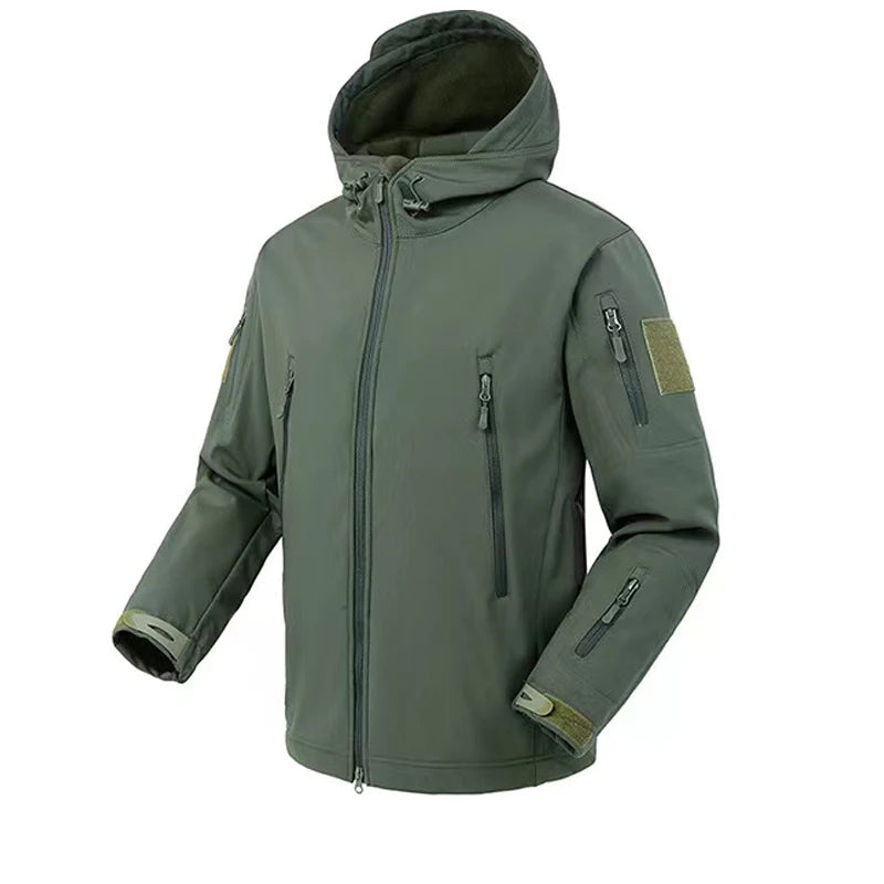 Vexaroa Men's SoftShell Fleece Jacket & Pants Windproof Set