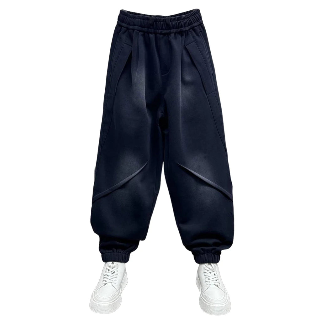 Vexaroa Men's Wide-Leg Streetwear Jogger Pants