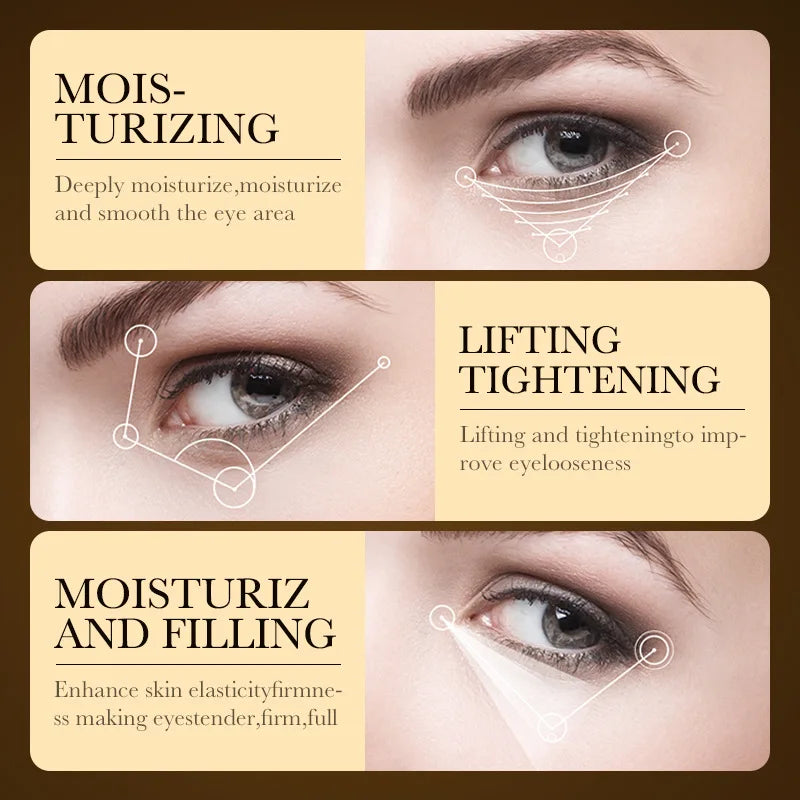 Vexaroa 24K Gold Hyaluronic Eye Cream – Dark Circles Firm