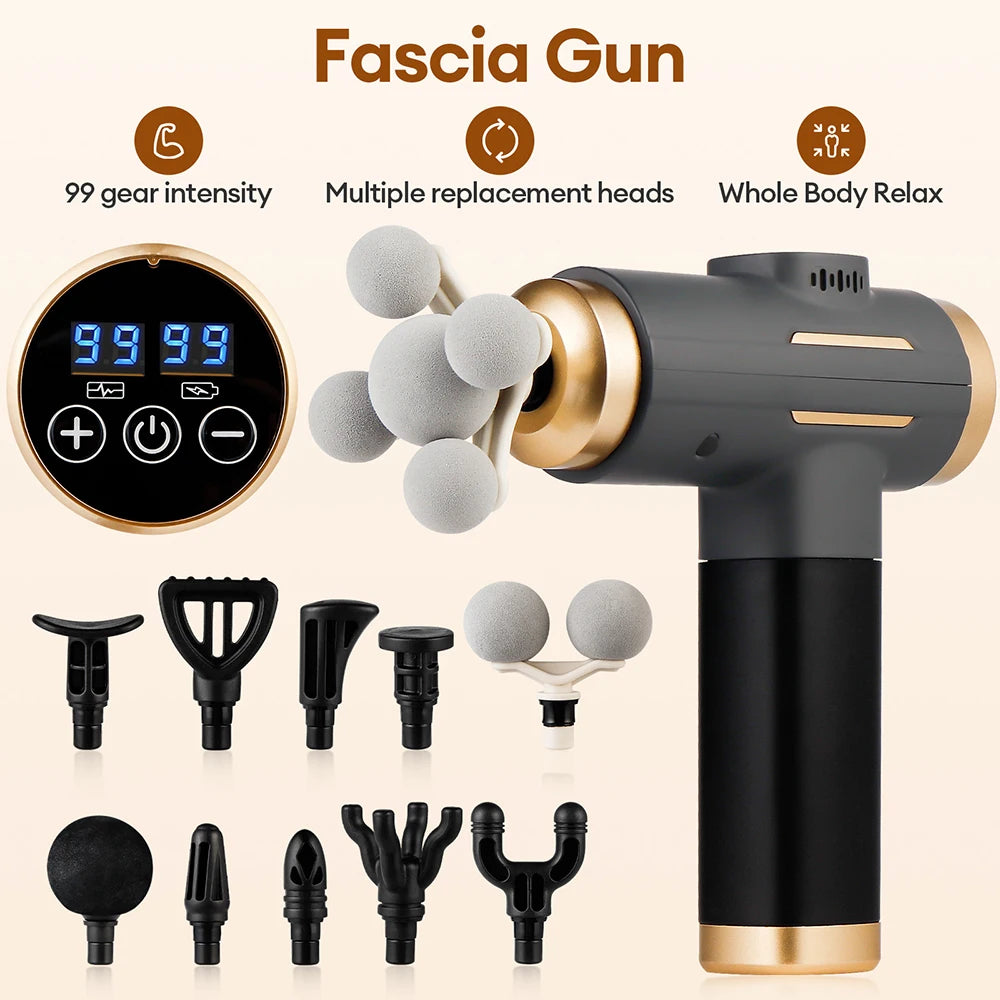 Vexaroa 11-in-1 Massage Gun 99-Level Fascia Body Muscle Relief — product image