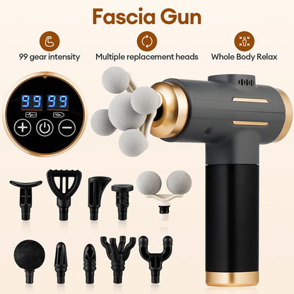Vexaroa 11-in-1 Massage Gun 99-Level Fascia Body Muscle Relief
