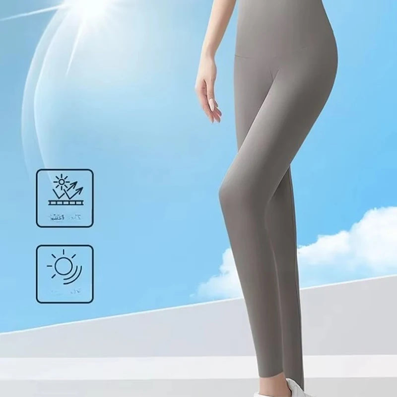 Vexaroa Silky Summer High-Waist Yoga Leggings