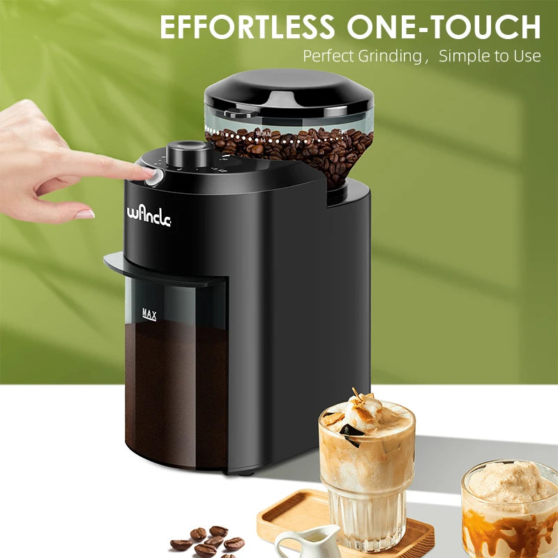 Vexaroa Wancle Electric Burr Coffee Grinder