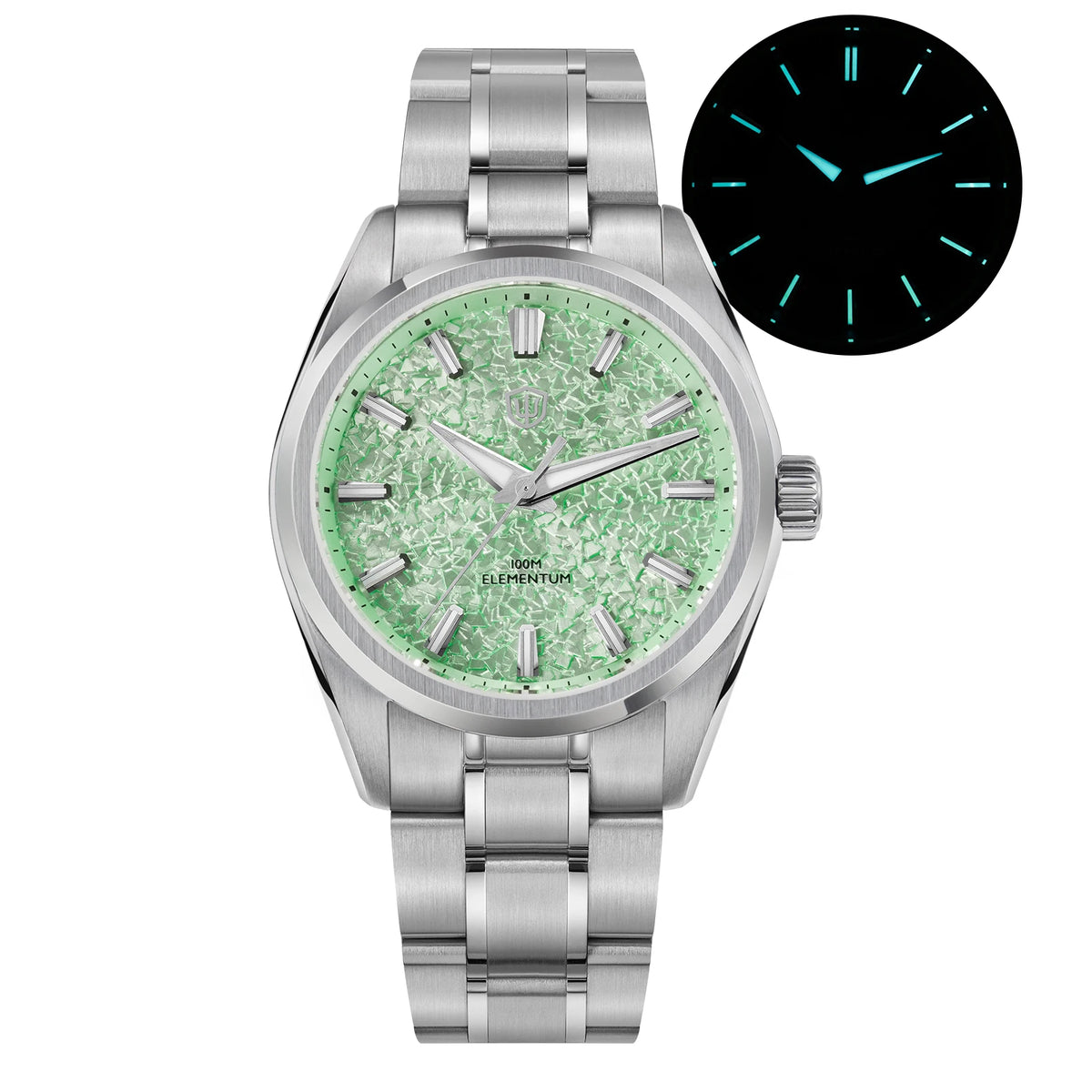 Vexaroa Ice Crack Dial 38mm Men's Watch – Sapphire Quartz