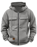 Vexaroa Men's Casual Sports Hoodie Pullover Jacket Winter