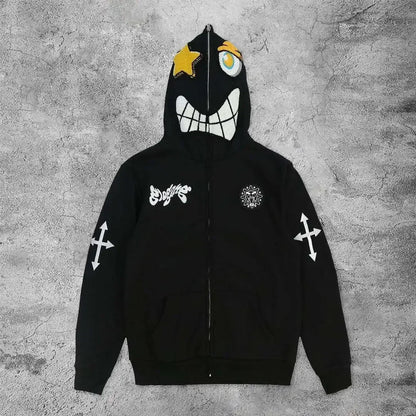 Vexaroa Women's Oversized Letter Graphic Pullover Hoodie