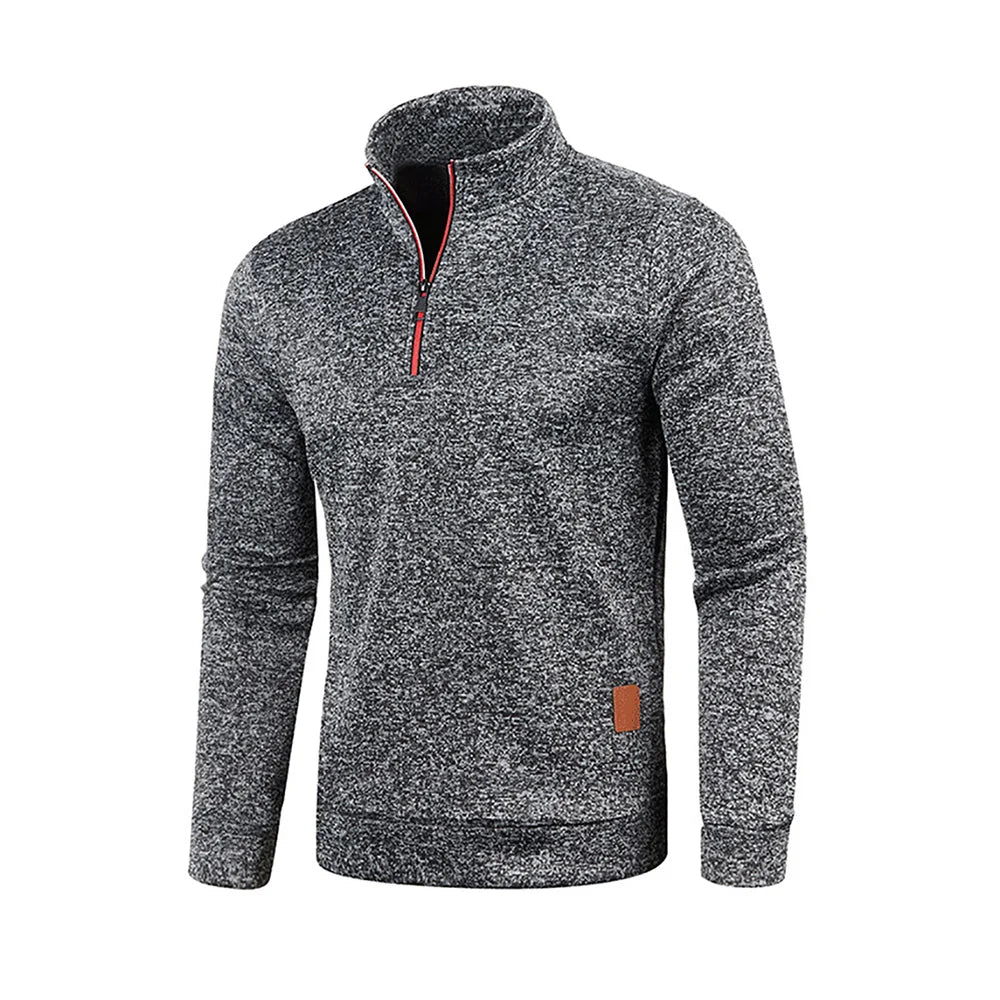 Vexaroa Men's Half-Zip Mock-Neck Sweatshirt — product image 4