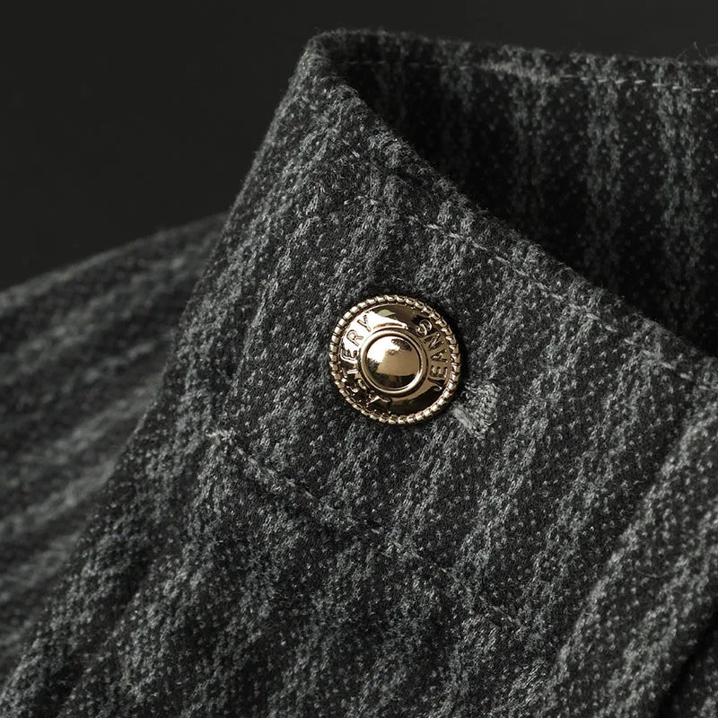 Men's Slim Straight Wool-Blend Trousers | Vexaroa