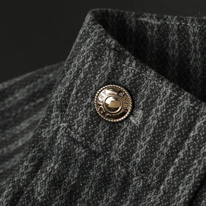 Men's Slim Straight Wool-Blend Trousers | Vexaroa