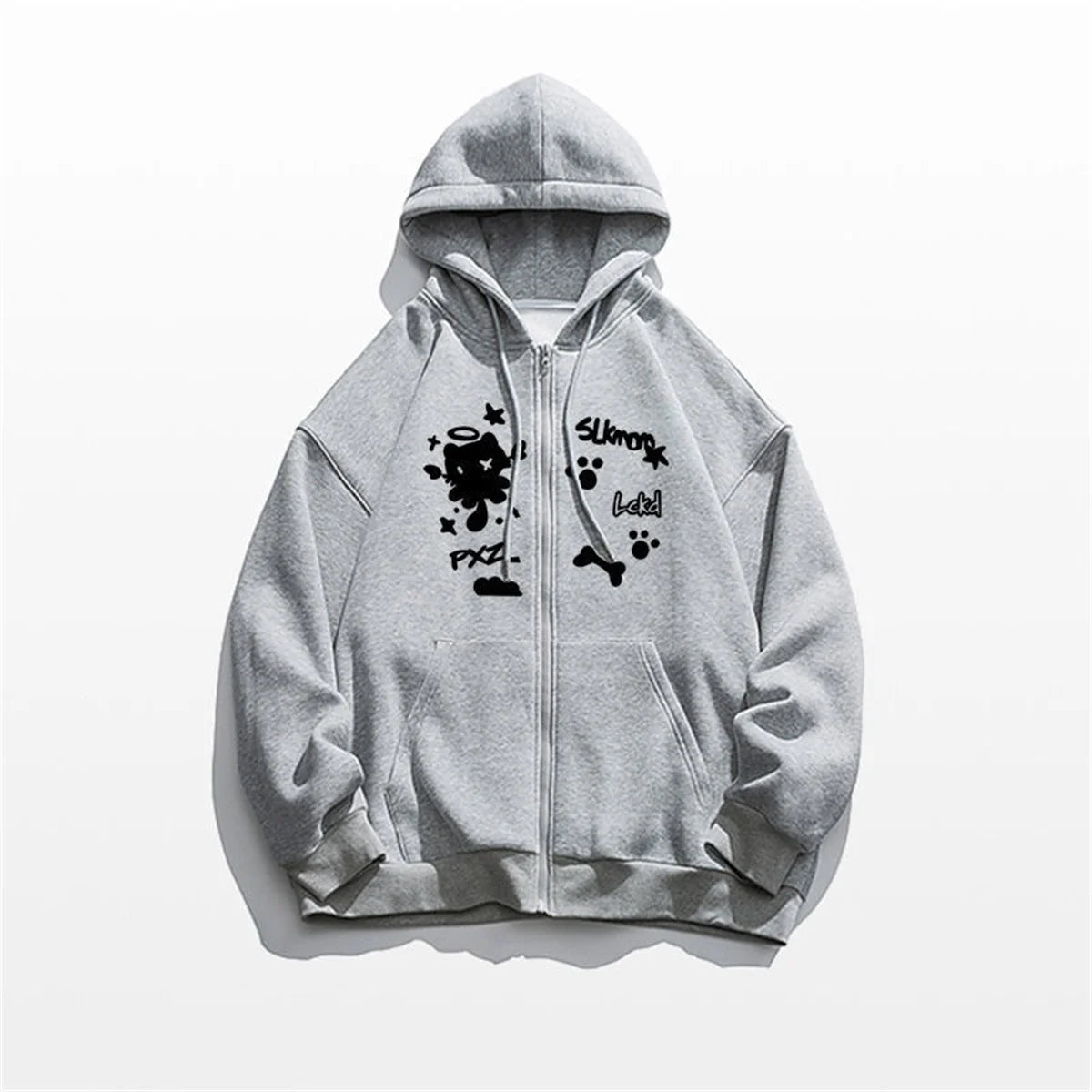 Vexaroa Cute Cat Zip-Up Hooded Jacket product image 4 | Vexaroa