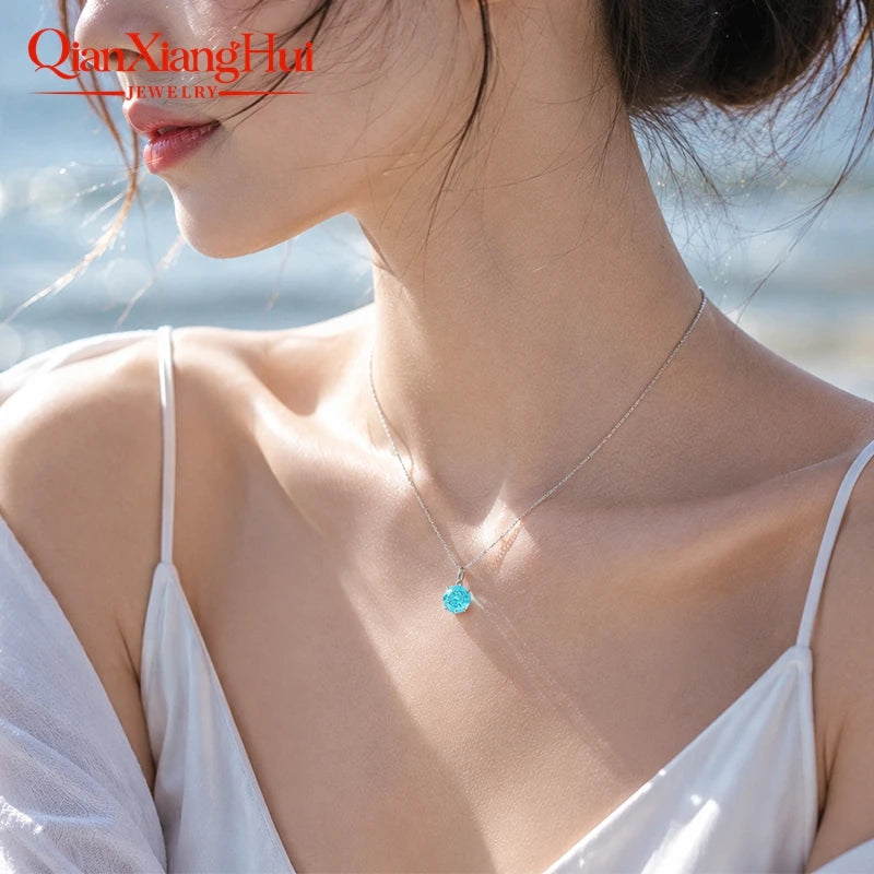 Vexaroa 9mm Neon Blue Green YAG Pendant - product image 6
