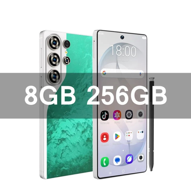 S26 Ultra Celulares Android Moblie Smartphone Original 6.9 Inch Phones Global Version Unlocked 5G Dual Sim CellPhones AB25