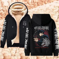 Vexaroa Gojo Satoru Anime Fleece Zip Hoodie — product image 14