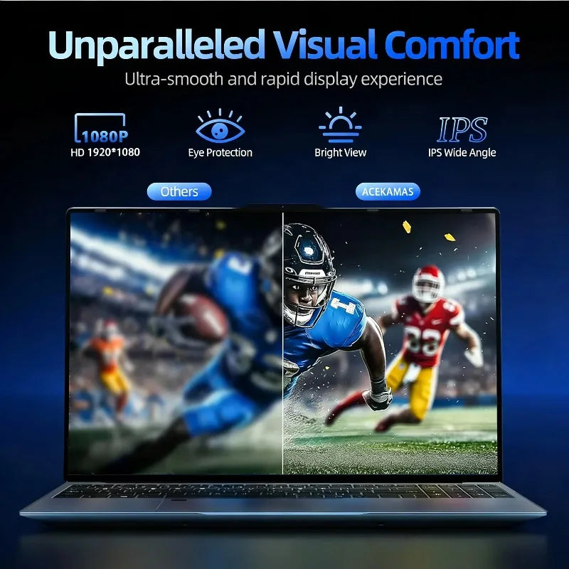 New Portable 15.6' Gaming Laptop Computer Intel Core I9 10980HK Windows 11 PC Gamer 32GB RAM Fingerprint Unlock Notebook PC
