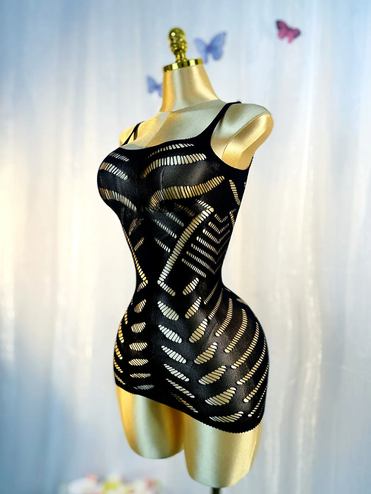 Vexaroa Hollow Out Fishnet Cover-Up Beach Dress Summer Holiday