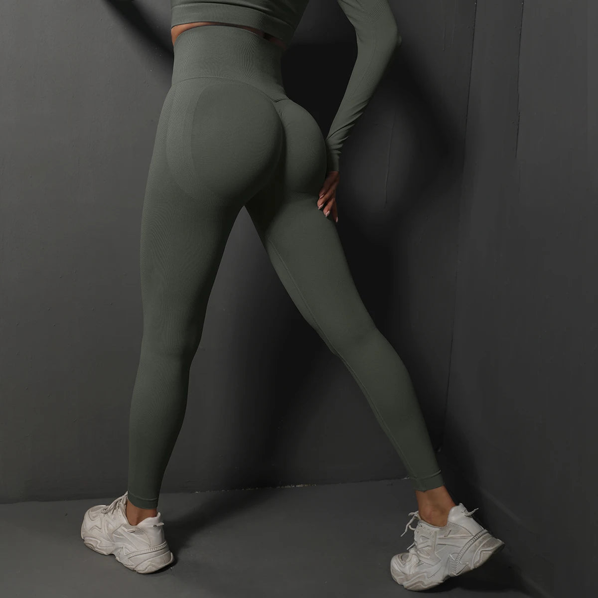Vexaroa Seamless High Waist Booty Lift Yoga Leggings | Gym Wear