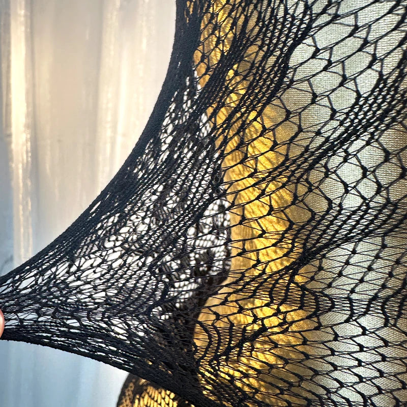 Vexaroa Sexy Hollow Fishnet Cover-Up Dress