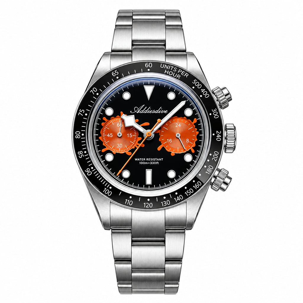 Vexaroa K1 Quartz Watch Bubble Mirror Ceramic Bezel 100M