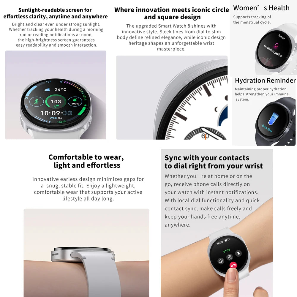 Vexaroa Smart Watch 8 Mini GPS NFC Bluetooth Call — product image 6