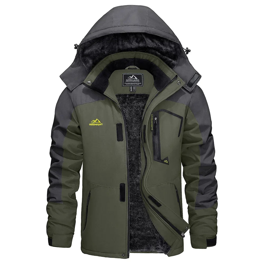 Vexaroa Men's Fleece-Lined Ski and Hiking Jacket